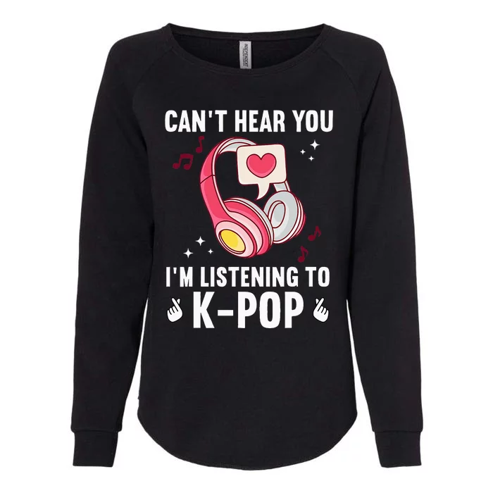 Cool Kpop Art For Teen Korean Band Lover Kpop Womens California Wash Sweatshirt