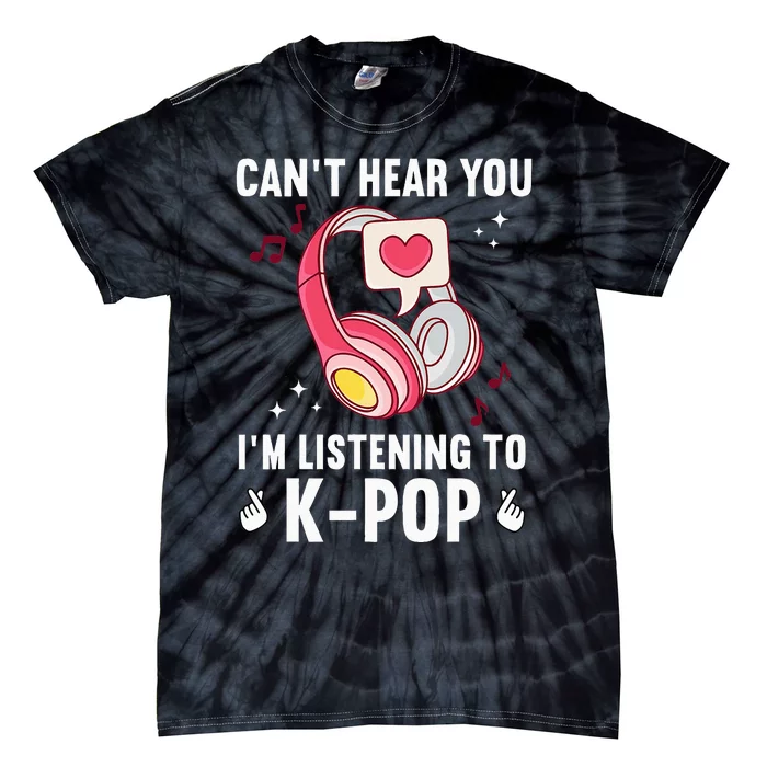 Cool Kpop Art For Teen Korean Band Lover Kpop Tie-Dye T-Shirt