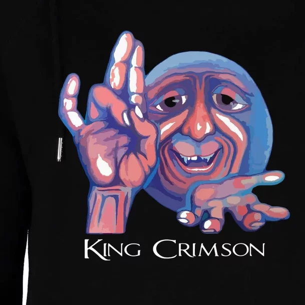 Crimsons King Artwork Womens Funnel Neck Pullover Hood