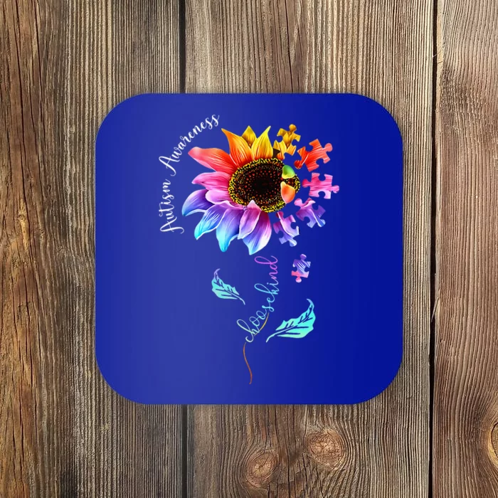 Choose Kind Autism Gift For Autism Awareness Mom Coaster