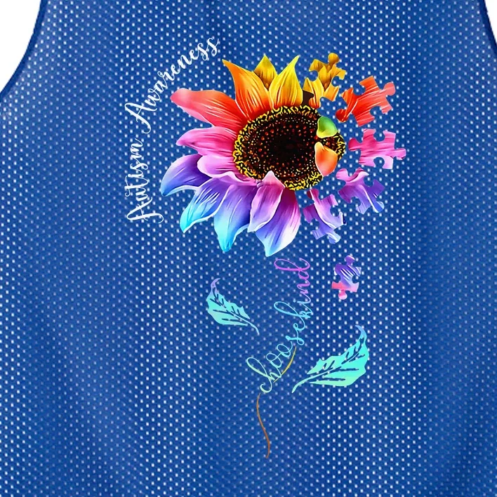 Choose Kind Autism Gift For Autism Awareness Mom Mesh Reversible Basketball Jersey Tank