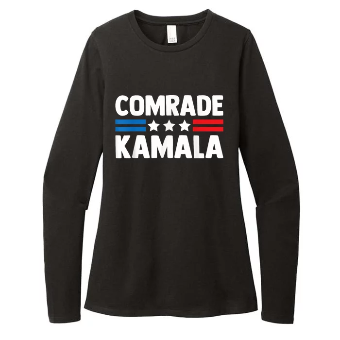 Comrade Kamala Anti Kamala Harris Womens CVC Long Sleeve Shirt