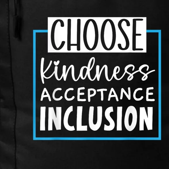 Choose Kindness Acceptance Inclusion Orange Day Daily Commute Backpack