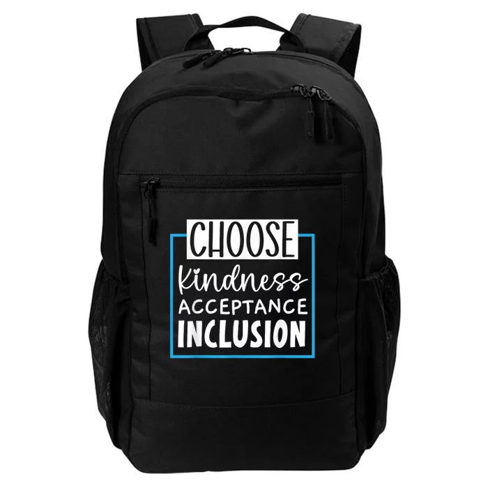 Choose Kindness Acceptance Inclusion Orange Day Daily Commute Backpack