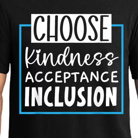 Choose Kindness Acceptance Inclusion Orange Day Pajama Set