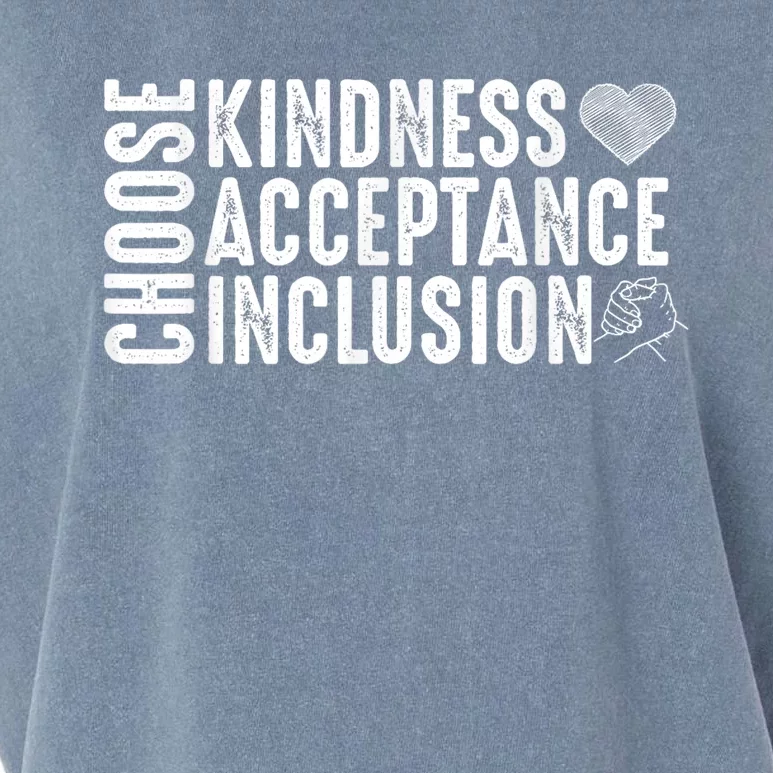 Choose Kindness Acceptation Inclusion Unity Day Orange Kids Garment-Dyed Women's Muscle Tee