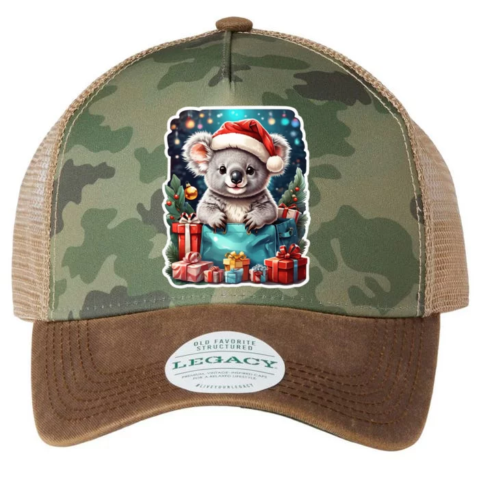 Christmas Koala Bear Legacy Tie Dye Trucker Hat