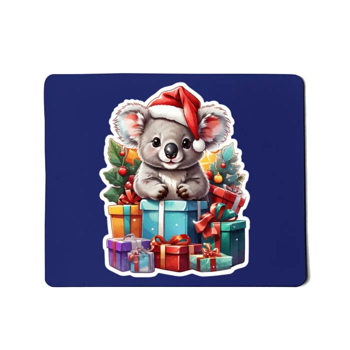 Christmas Koala Bear Mousepad