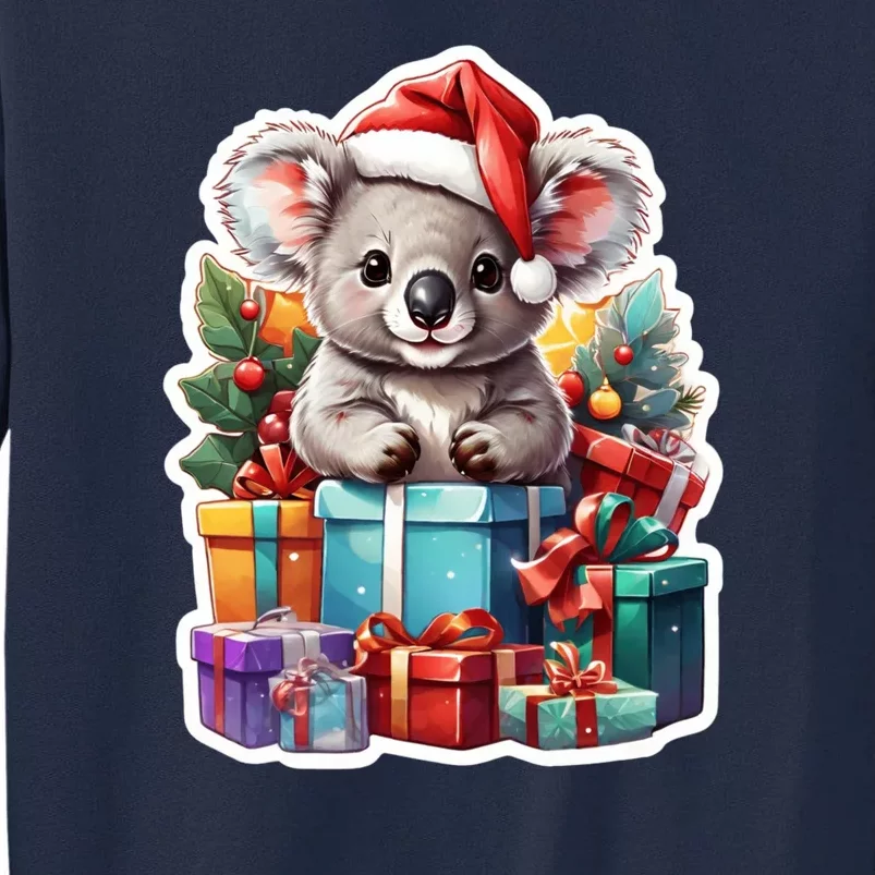 Christmas Koala Bear Tall Sweatshirt