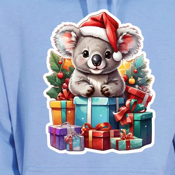 Christmas Koala Bear Unisex Surf Hoodie