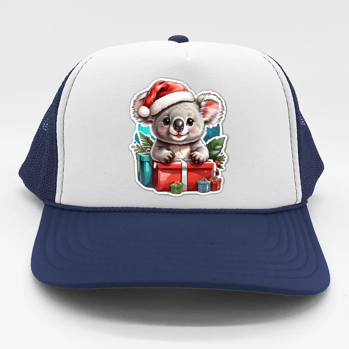 Christmas Koala Bear Trucker Hat