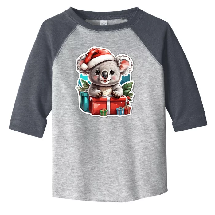 Christmas Koala Bear Toddler Fine Jersey T-Shirt