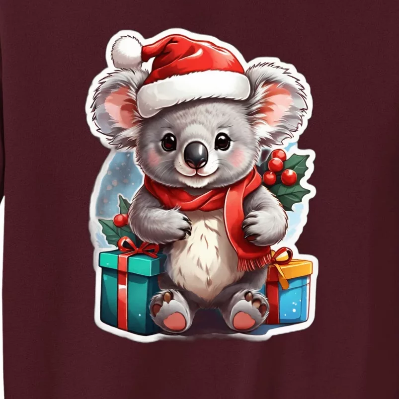 Christmas Koala Bear Tall Sweatshirt