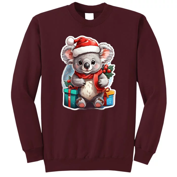 Christmas Koala Bear Tall Sweatshirt