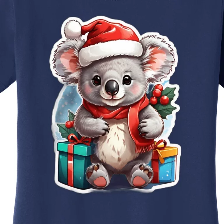 Christmas Koala Bear Women's T-Shirt