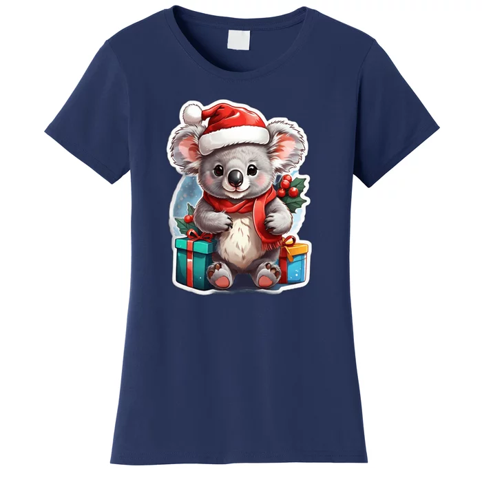 Christmas Koala Bear Women's T-Shirt