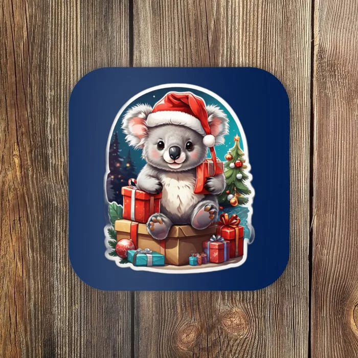 Christmas Koala Bear Coaster