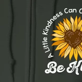 Choose Kindness Be Kind Unity Day Bully Prevention Month Full Zip Hoodie