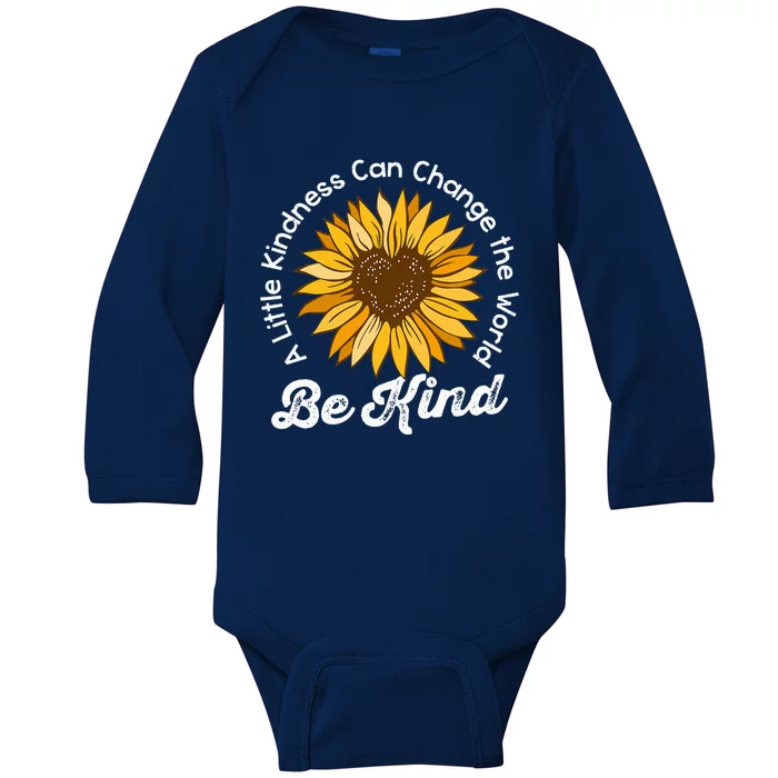 Choose Kindness Be Kind Unity Day Bully Prevention Month Baby Long Sleeve Bodysuit