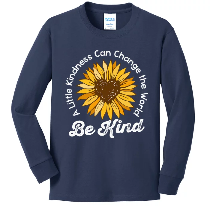 Choose Kindness Be Kind Unity Day Bully Prevention Month Kids Long Sleeve Shirt