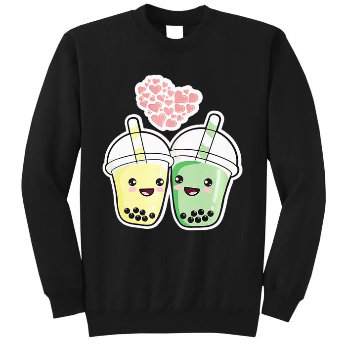 Cute Kawaii Boba Bubble Tea Tall Sweatshirt