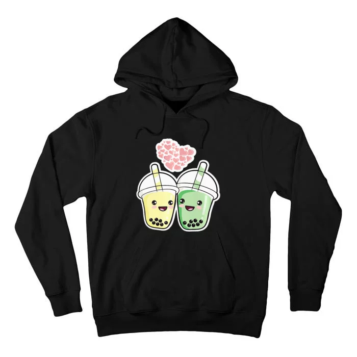 Cute Kawaii Boba Bubble Tea Tall Hoodie