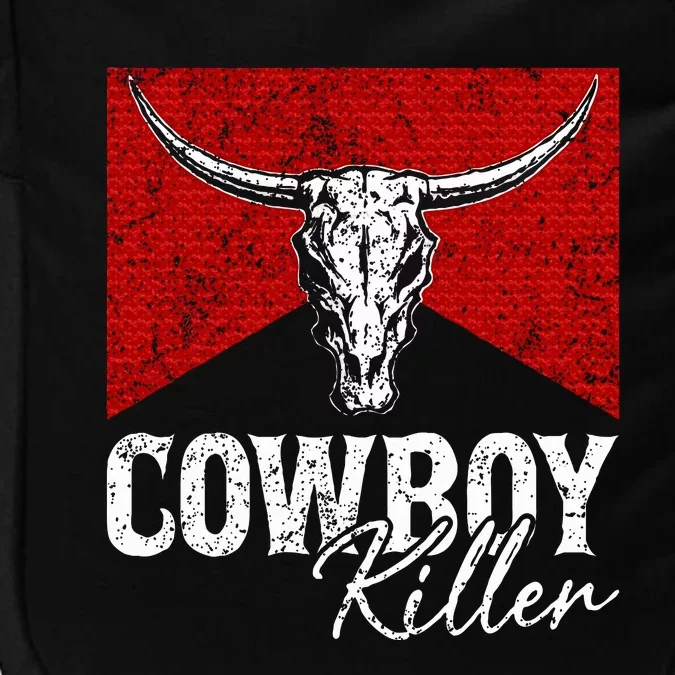 Cowboy Killers Bull Skull Howdy Punchy Western Country Music Impact Tech Backpack