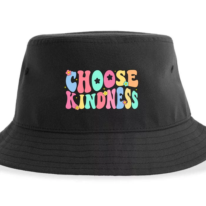 Choose Kindness Be Kind Inspirational Teacher Sustainable Bucket Hat