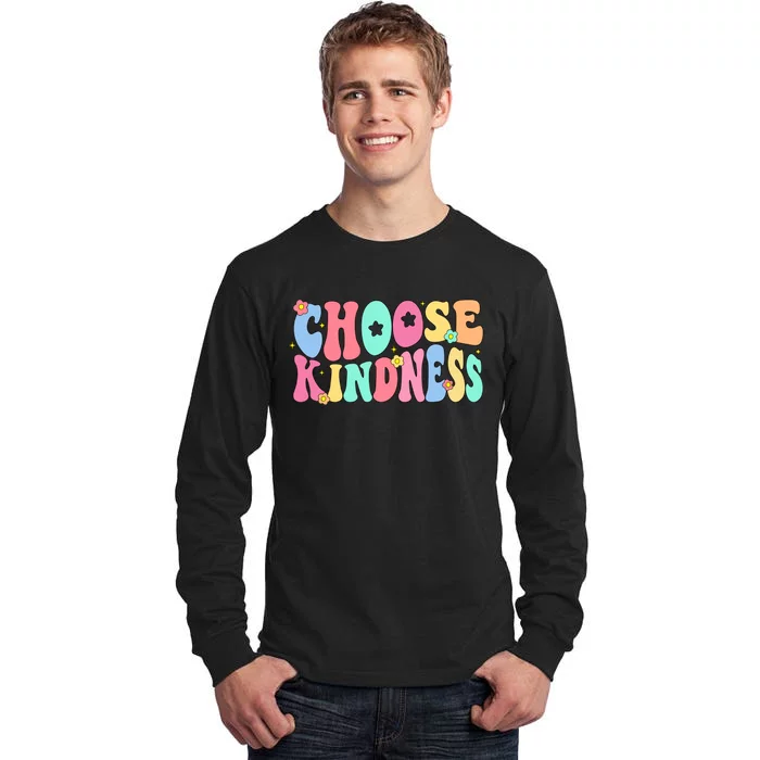 Choose Kindness Be Kind Inspirational Teacher Tall Long Sleeve T-Shirt