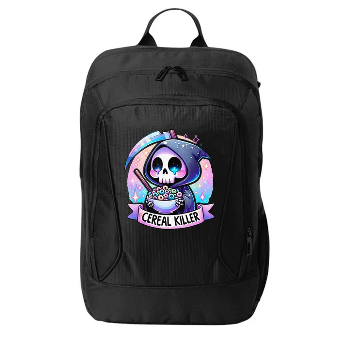 Cereal Killer Breakfast Cereal Bowl Cereals Skull Skeleton Gift City Backpack