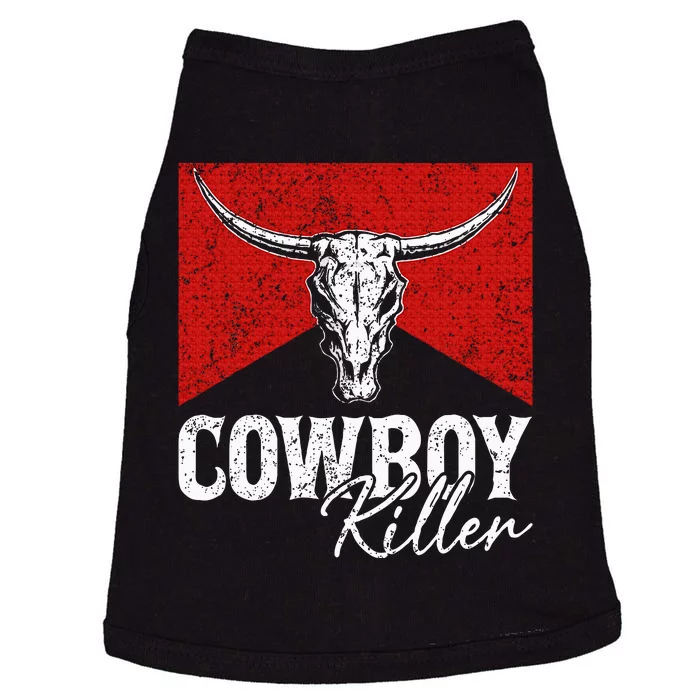 Cowboy Killers Bull Skull Howdy Doggie Tank