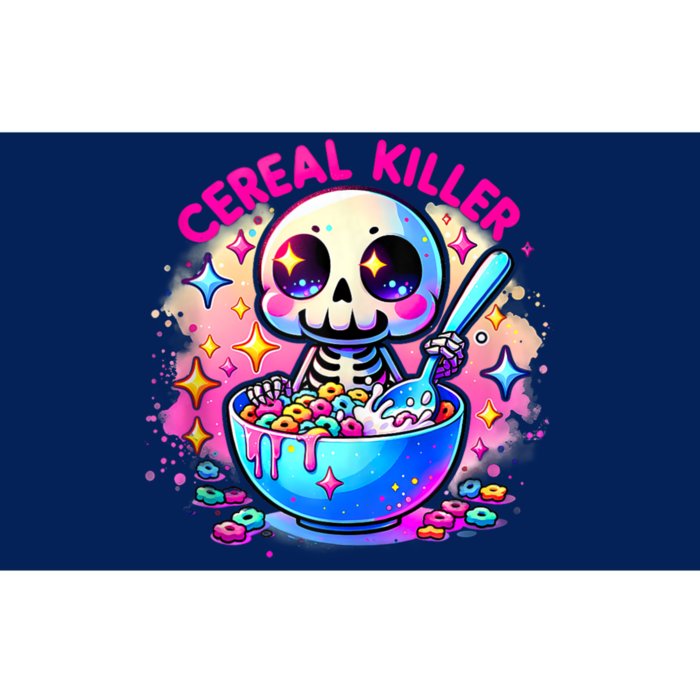 Cereal Killer Breakfast Cereal Bowl Cereals Skull Skeleton Halloween Costumes Bumper Sticker