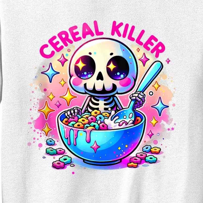 Cereal Killer Breakfast Cereal Bowl Cereals Skull Skeleton Halloween Costumes Sweatshirt