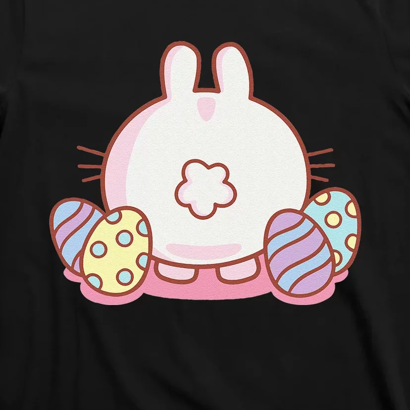 Cute Kawaii Bunny Butt Happy Easter T-Shirt