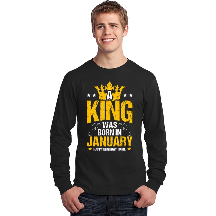 Cute King Birthday Royalty Party Design Gift Long Sleeve Shirt