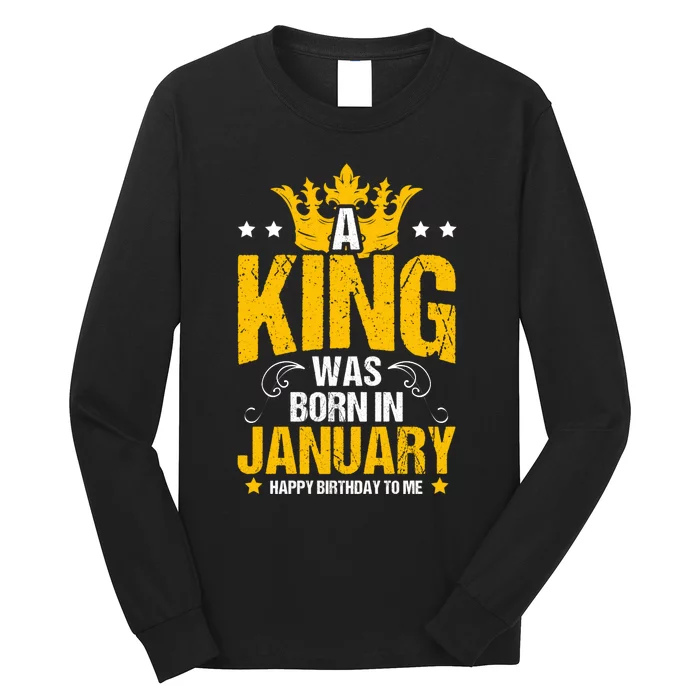 Cute King Birthday Royalty Party Design Gift Long Sleeve Shirt