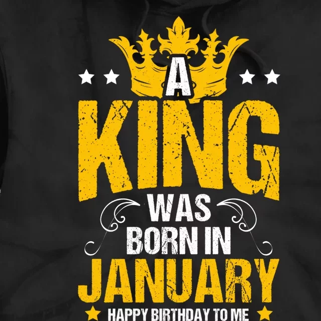 Cute King Birthday Royalty Party Design Gift Tie Dye Hoodie