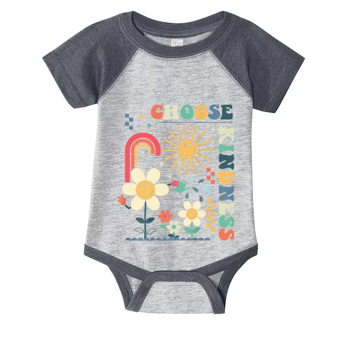 Choose Kindness Be Kind Inspirational Infant Baby Jersey Bodysuit