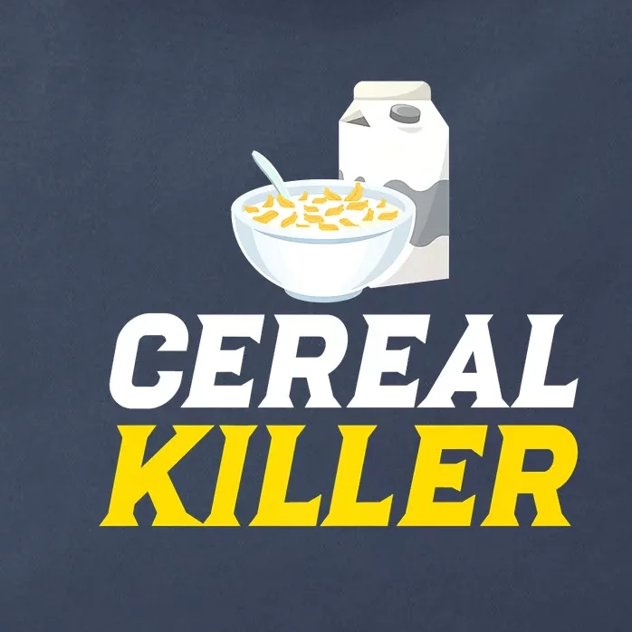 Cereal Killer Breakfast Lover Funny Zip Tote Bag