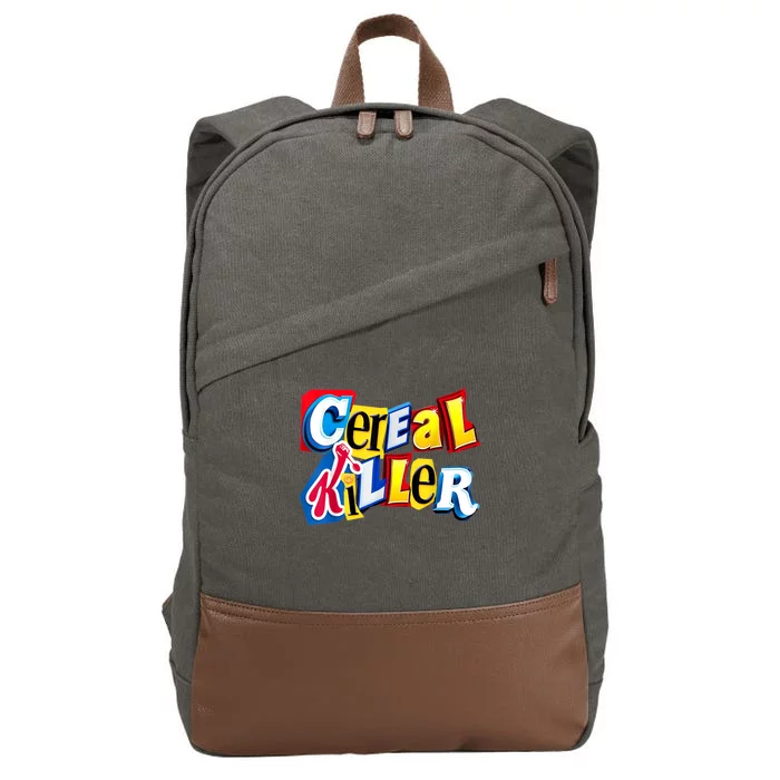 Cereal Killer Cotton Canvas Backpack