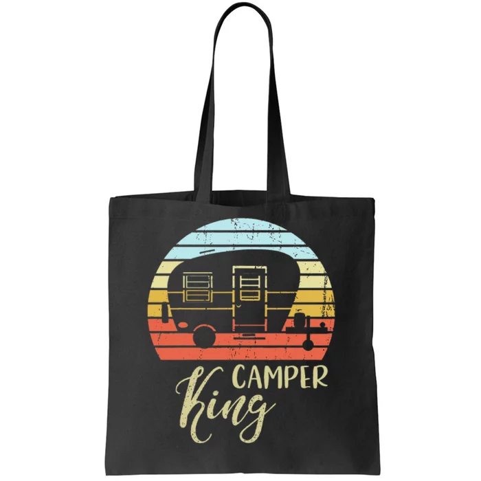 Camper King Classy Sassy Smart Assy funny Couple Tote Bag