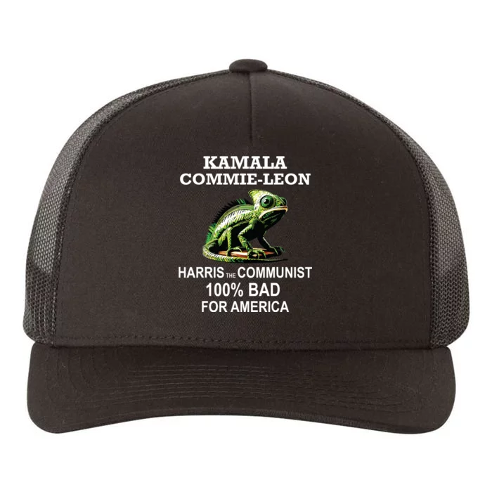 Comrade Kamala Commie Leon Commieleon Communist Harris Yupoong Adult 5-Panel Trucker Hat