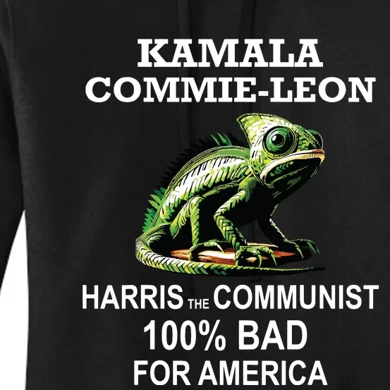 Comrade Kamala Commie Leon Commieleon Communist Harris Women's Pullover Hoodie