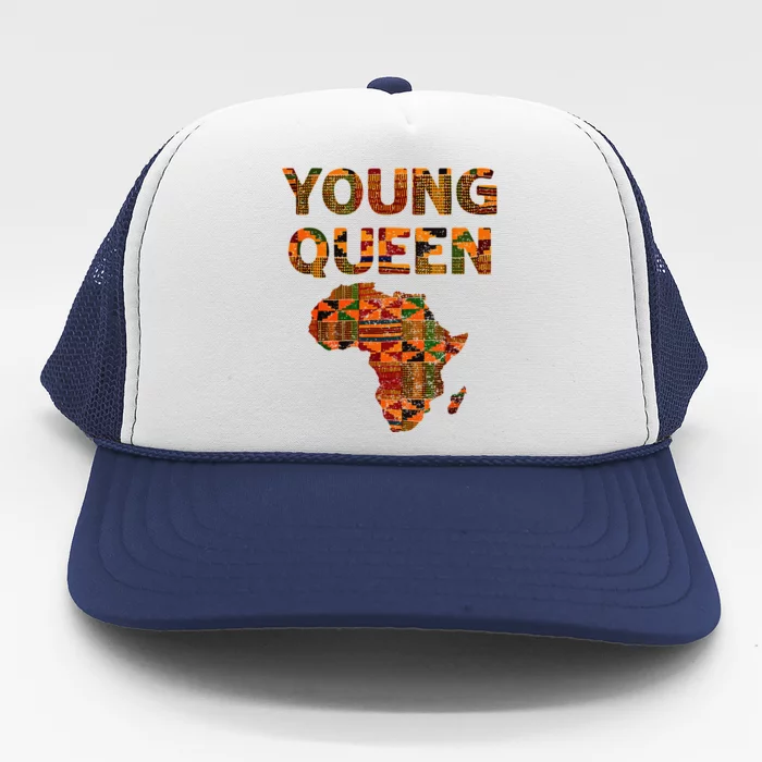 Cool Kente Cloth Art African Print African Queen Trucker Hat