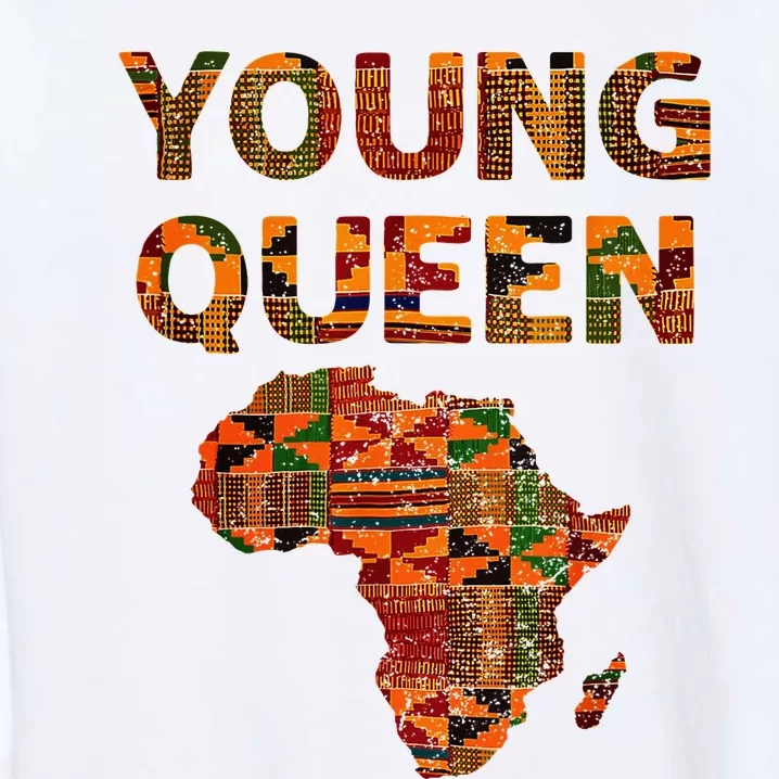 Cool Kente Cloth Art African Print African Queen Garment-Dyed Sweatshirt