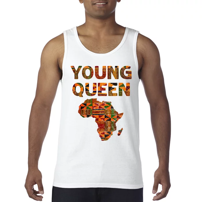 Cool Kente Cloth Art African Print African Queen Tank Top