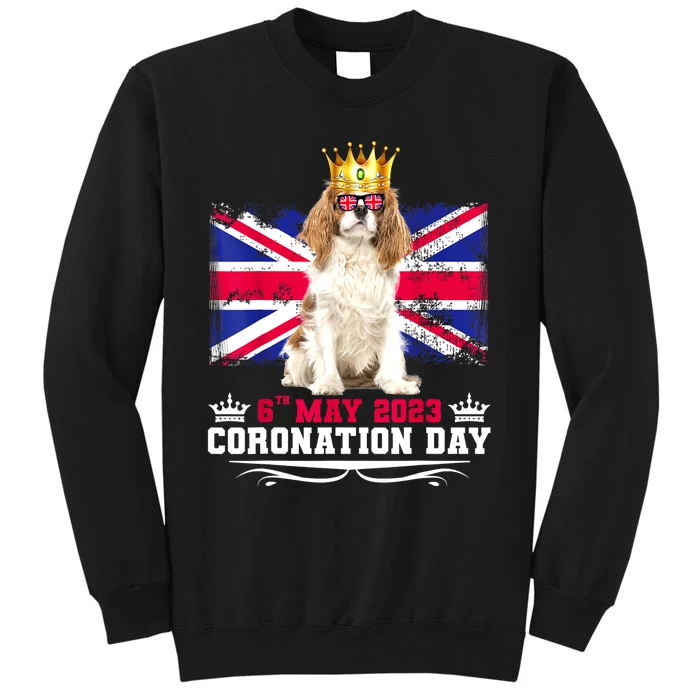 Cavalier King Charles Women & Union Jack Coronation Day Sweatshirt