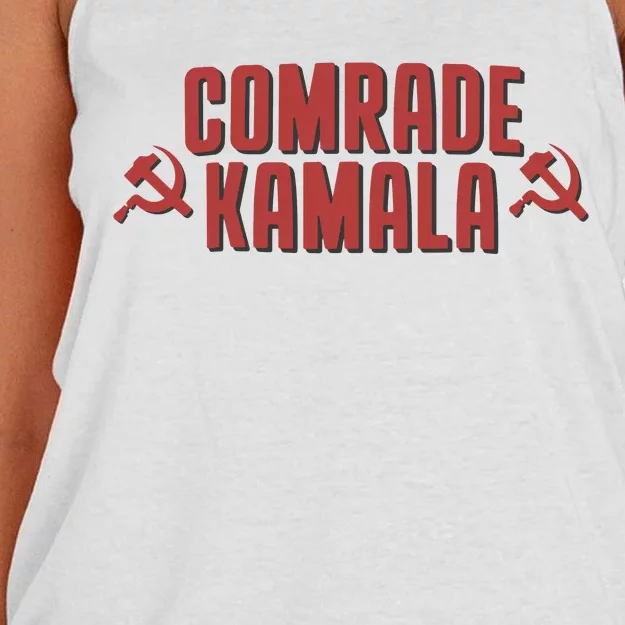 Comrade Kamala Women's Knotted Racerback Tank