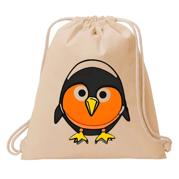 Cute Kawaii Chick Funny Chicken Children Props Funny Chicken Lover Drawstring Bag