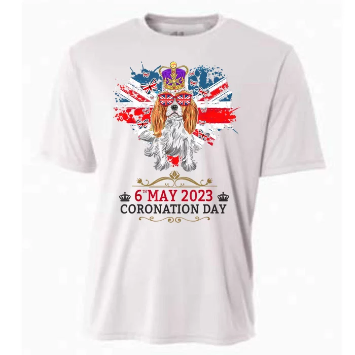 Cavalier King Charles Coronation Ideas Wo & Union Jack Cooling Performance Crew T-Shirt